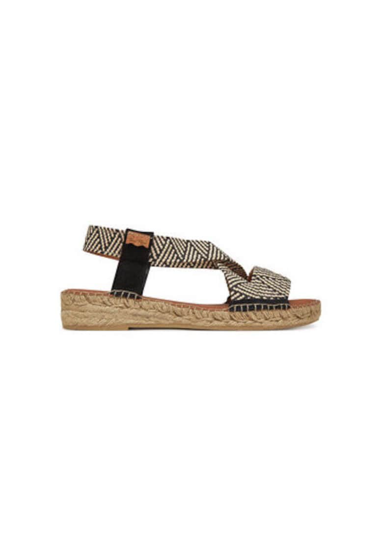 Espadrile dama  ELIANA - Textil - Negru