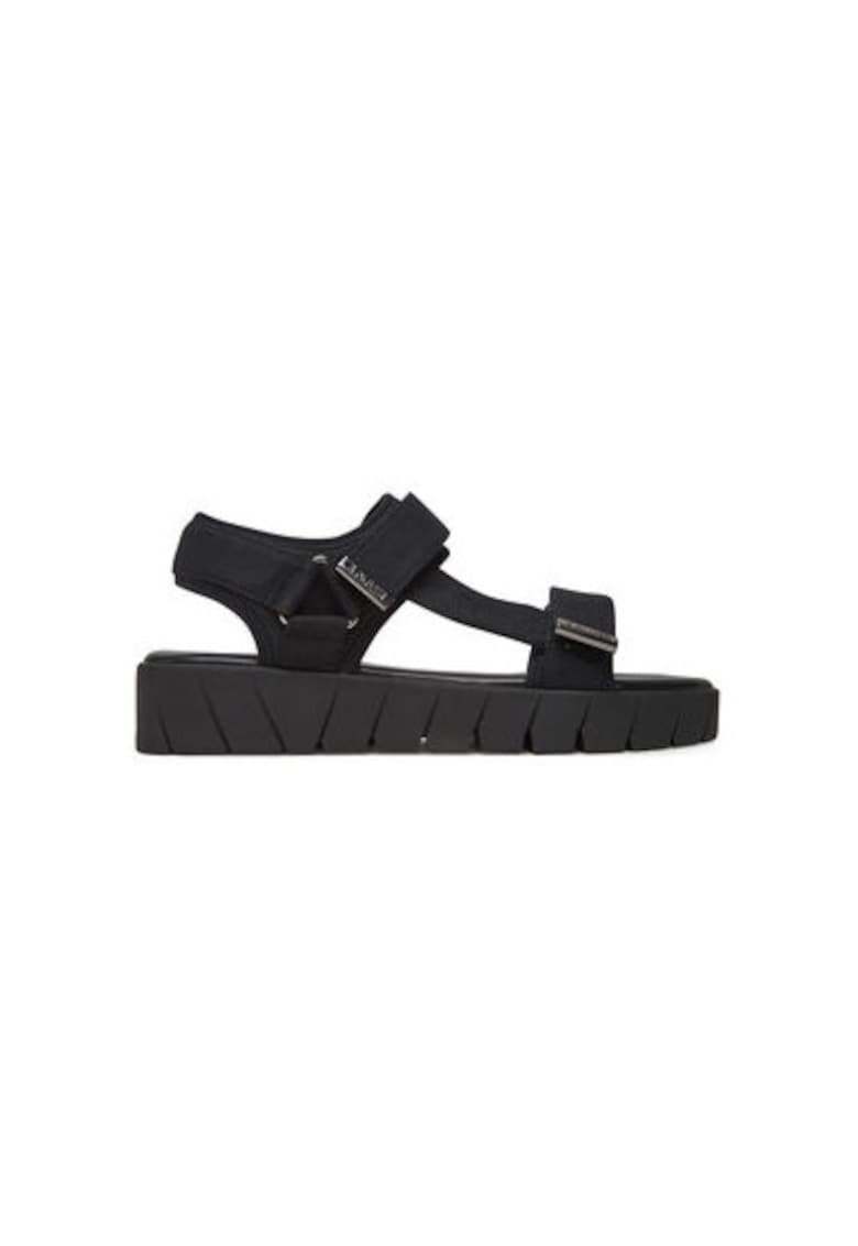 Sandale dama - 5-28706-44 001 - S Oliver - Textil - Negru