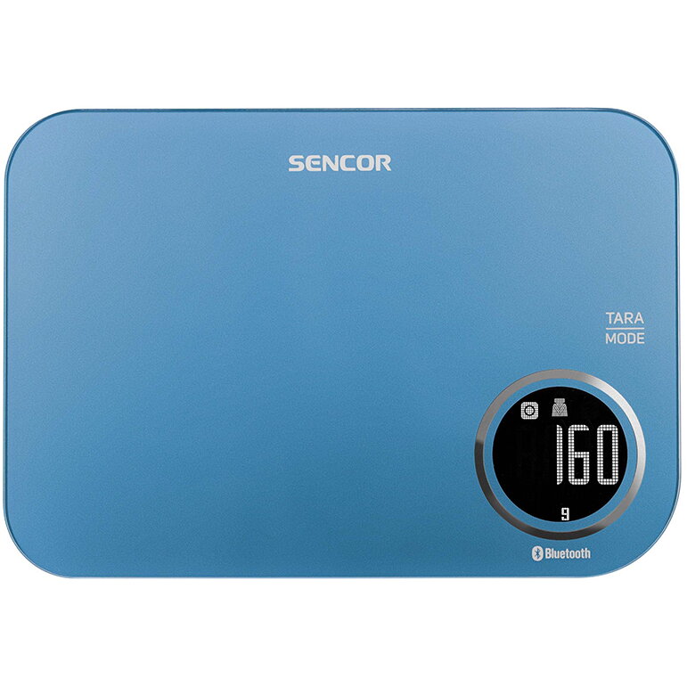 Cantar de Bucatarie Smart S-SKS7070GG 5kg 1g LCD Blue