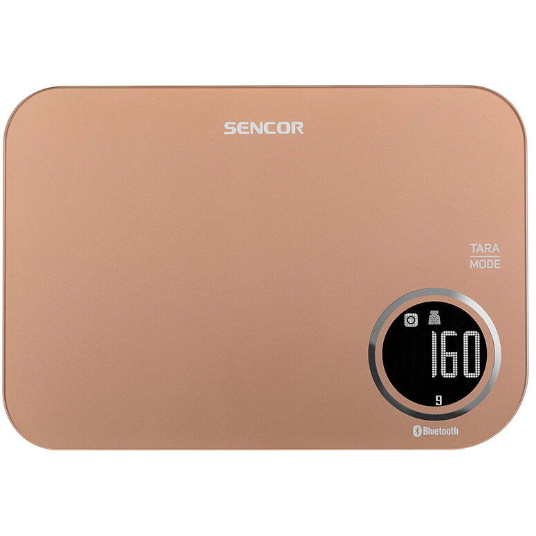 Cantar de Bucatarie Smart S-SKS7070GG 5kg 1g LCD Gold