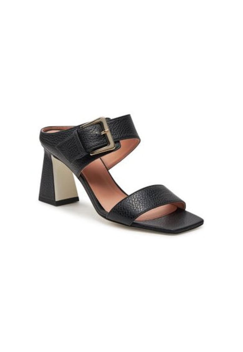 Papuci dama  303874520 - Piele naturala - Negru - Negru