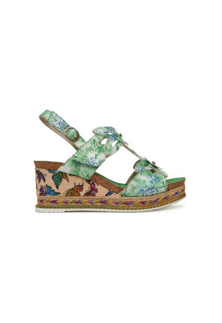Espadrile dama  Hacdeo 21 - Piele naturala - Verde