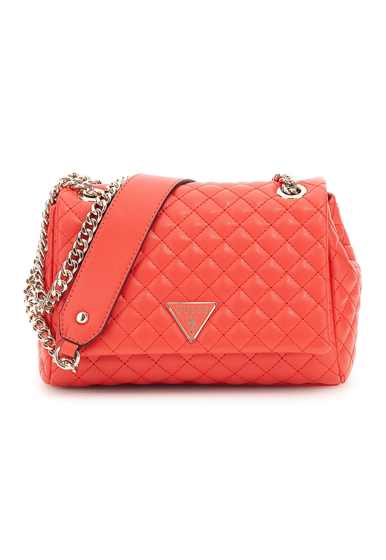 Geanta crossbody din piele ecologica Rianee - Coral