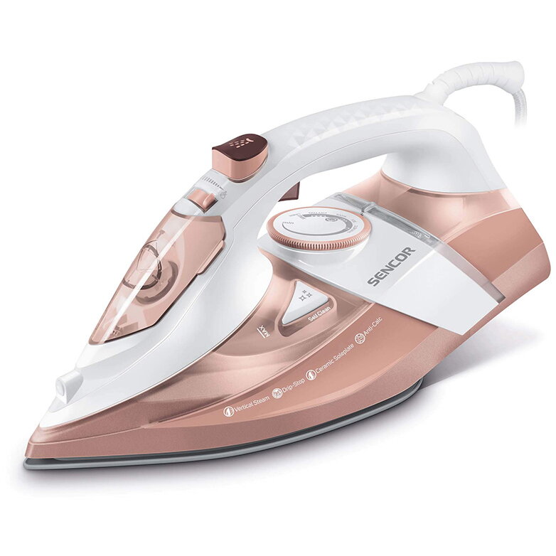 Oferte la Fier de calcat S-SSI8300RS 350ml 3200W White Pink