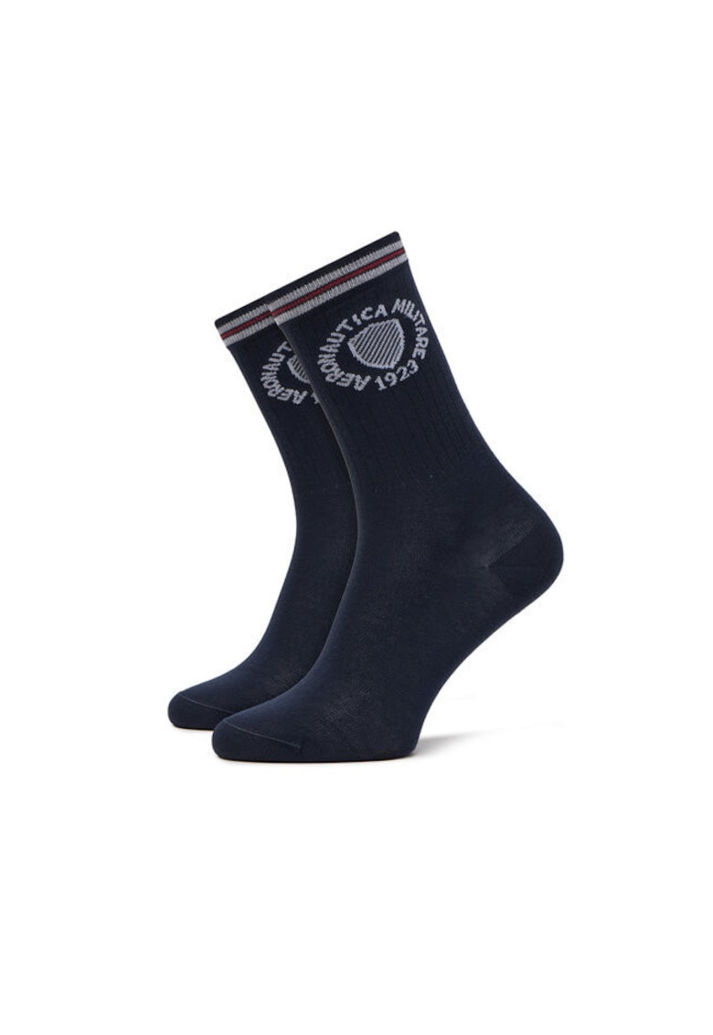 Set de 2 perechi de sosete inalte unisex unisex  251CZ015DL561 - Textil - Bleumarin