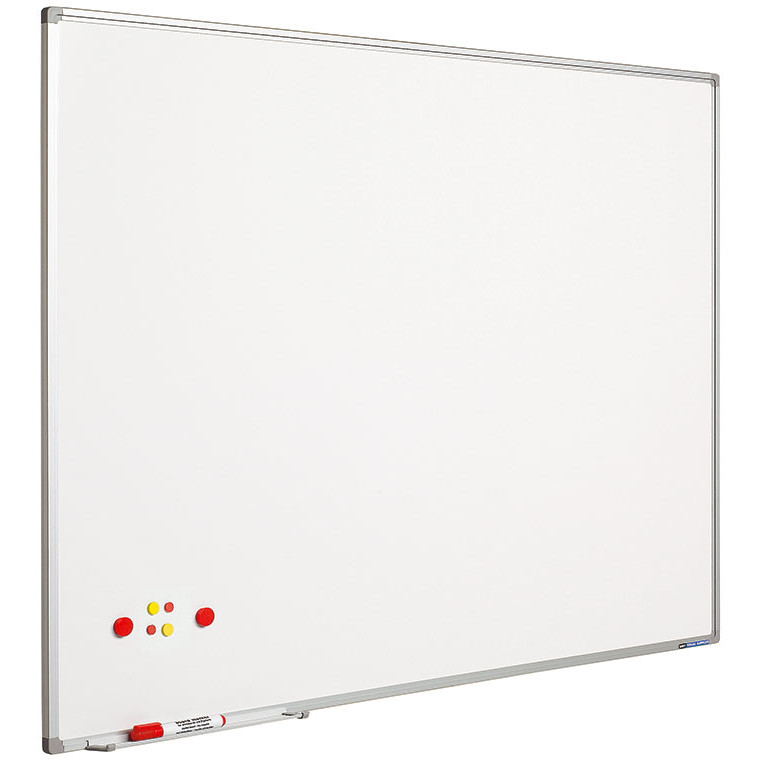 Tabla alba magnetica  60 x 90 cm, profil aluminiu SL, SMIT
