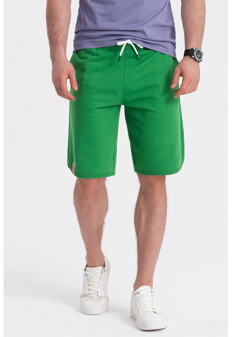 Bermude cu snur - Verde aquamarin