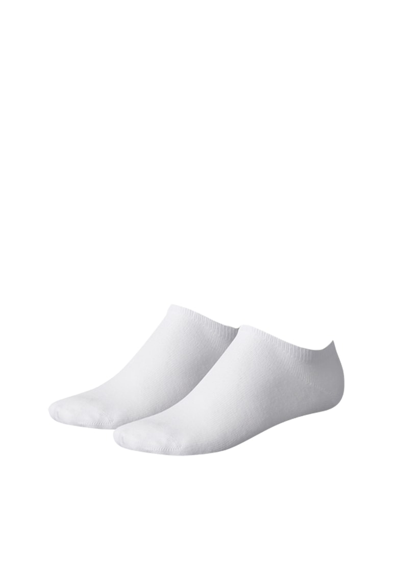 Set de sosete scurte albe - 2 perechi