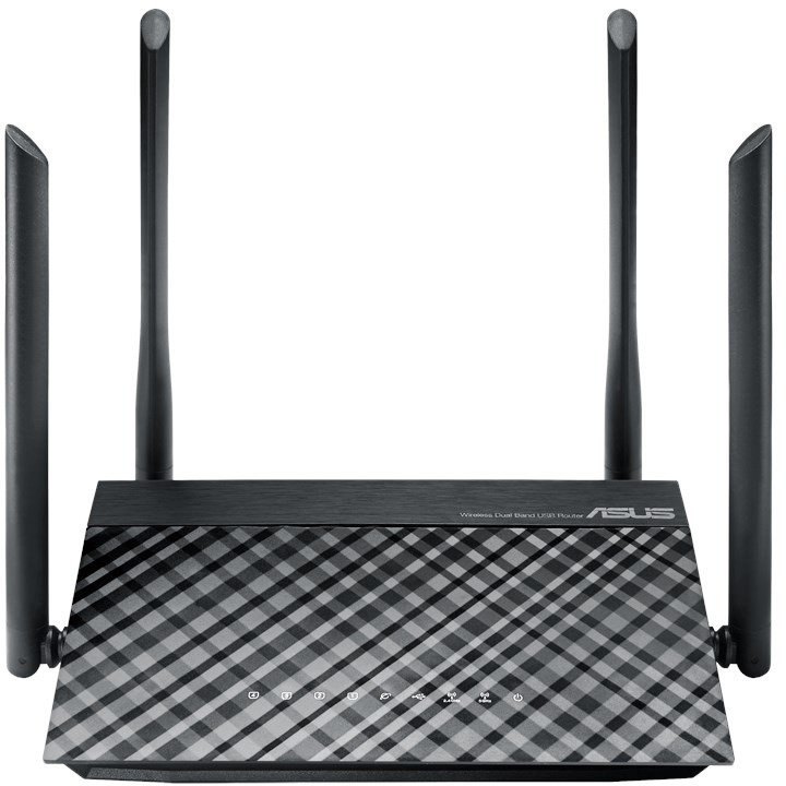 Router Wireless AC1200 Dual-Band Negru RT-AC1200