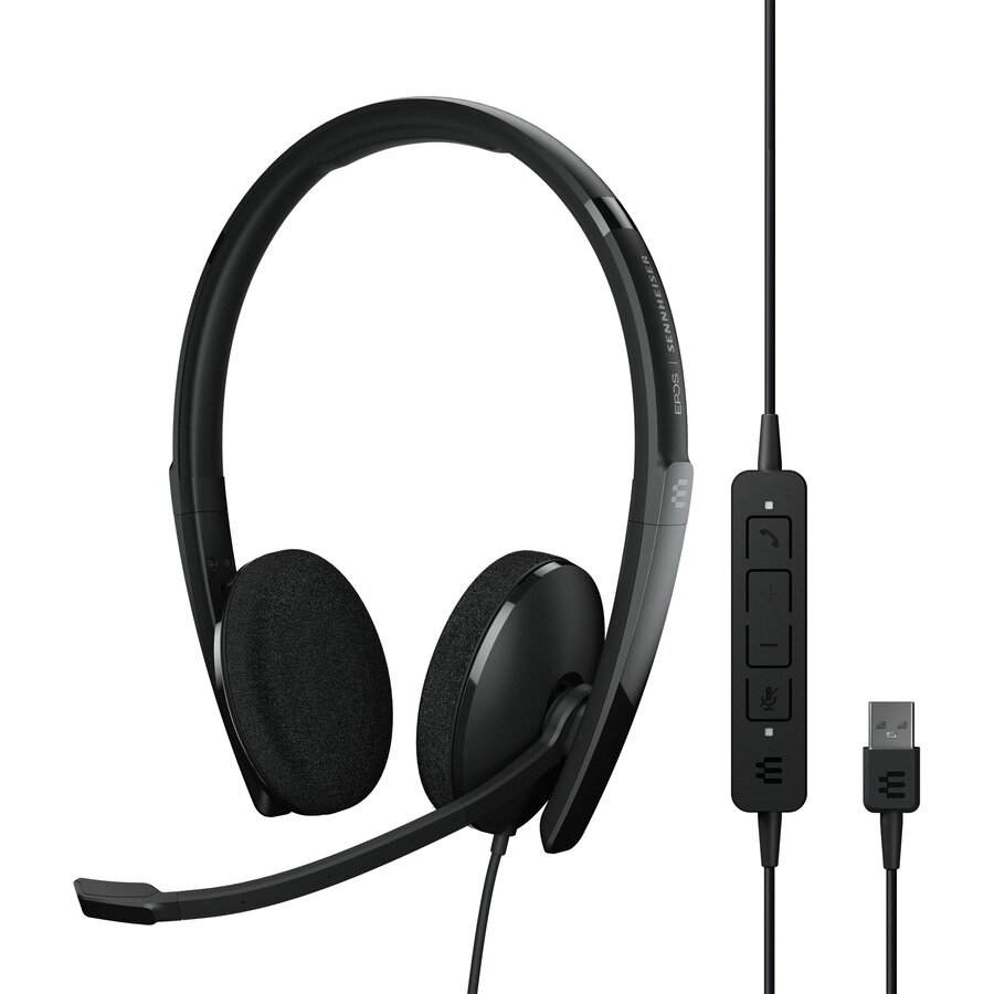 Casti ADAPT 160 USB II, headset (black, stereo, USB)