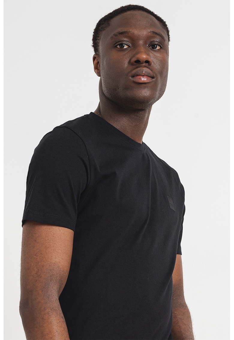 Tricou din bumbac Tales - Negru