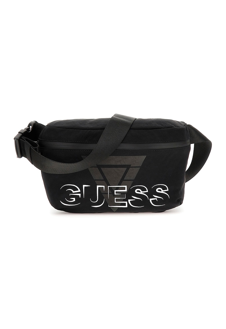 Borseta cu imprimeu logo Venezia - Negru/Alb optic