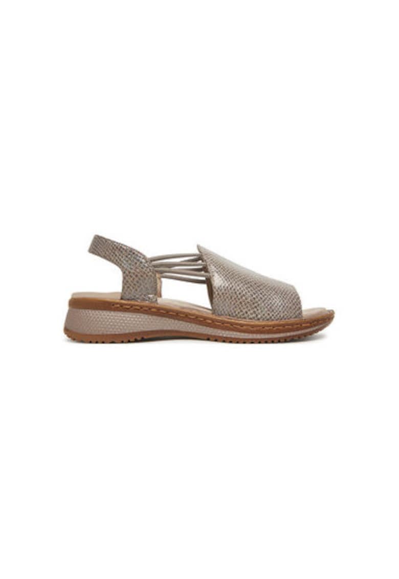 Sandale dama - 12-29005-13 -  Piele naturala - Bej