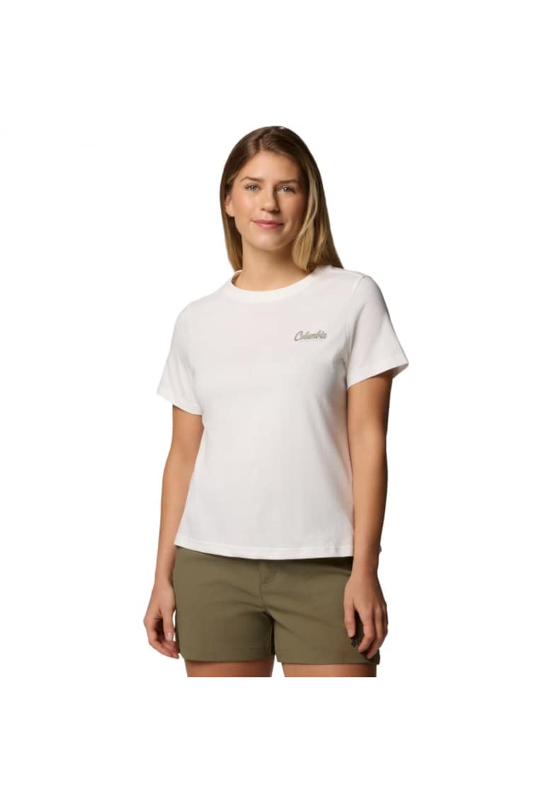 Tricou sport dama  bej - bumbac - lifestyle