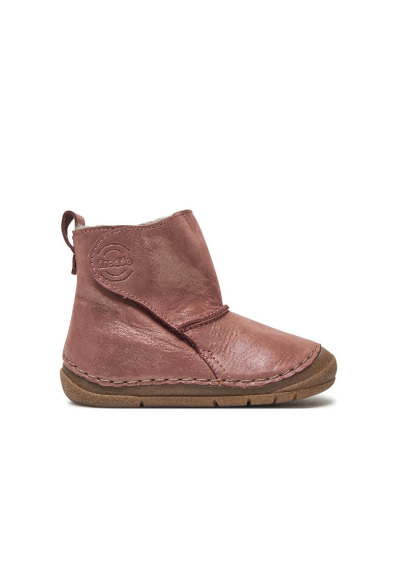 Ghete fete  G2160082-6 - Piele naturala - Roz