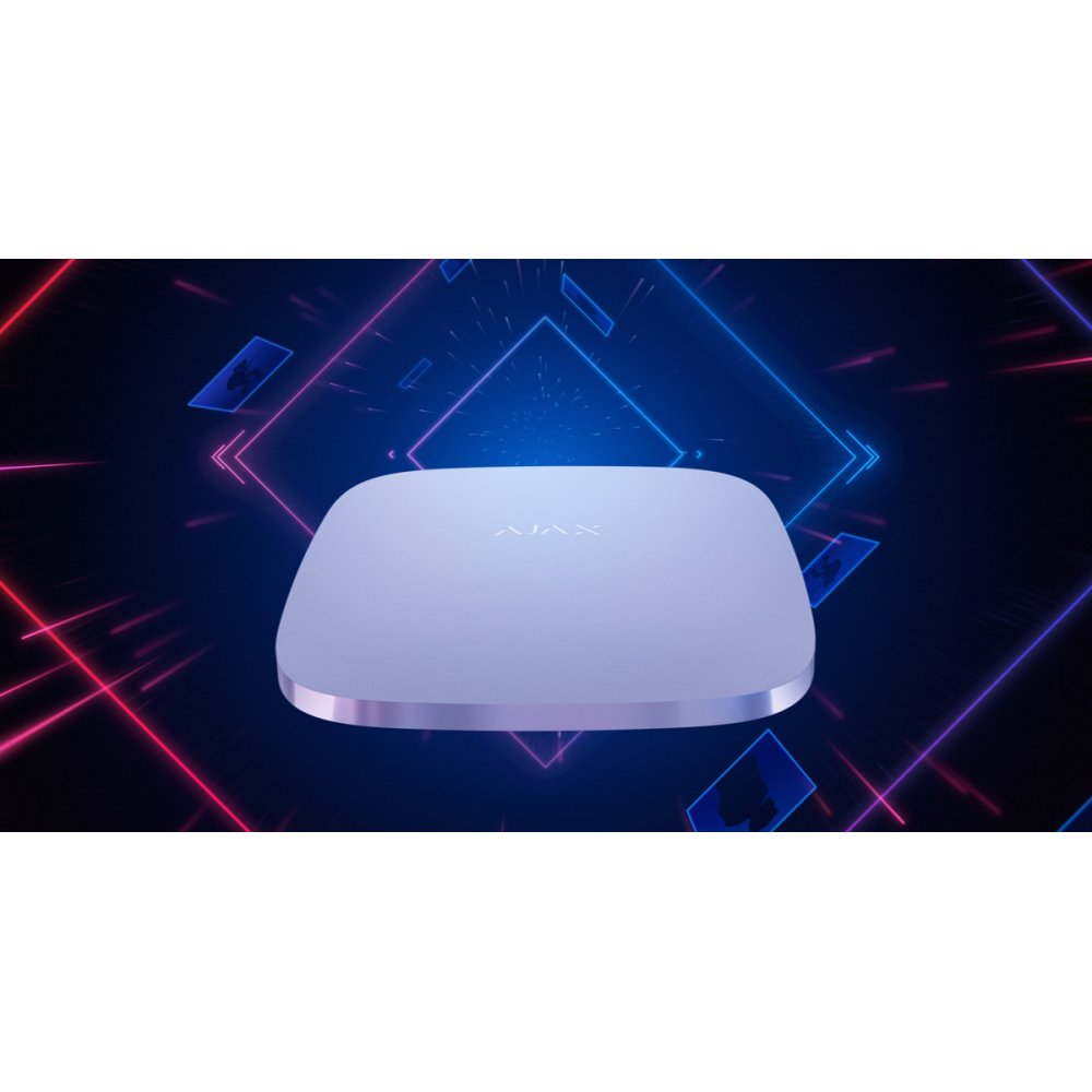 Centrala (HUB) alarma wireless cu LAN integrat si comunicator dual sim GSM/GPRS AJAX Hub2 WH