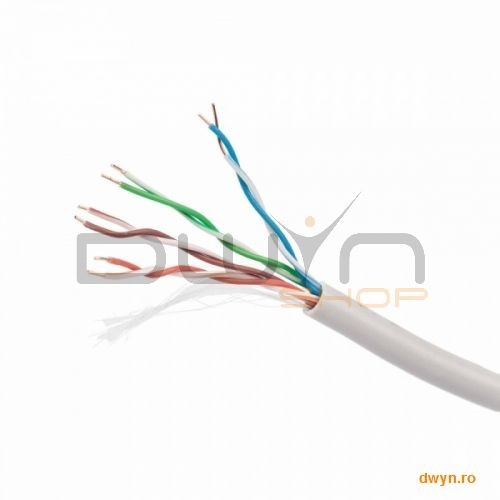 Cablu UTP GEMBIRD, cat 5E, Cupru/Aluminiu, rola 305m