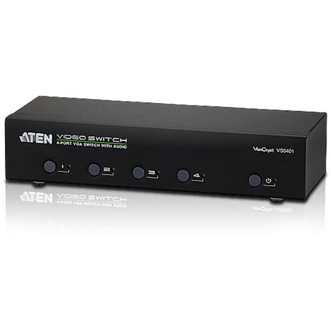 ATEN VS0401 4-Port VGA Switch with Audio
