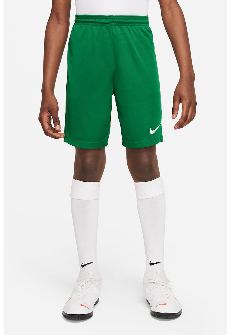 Pantaloni scurti cu tehnologie Dri-FIT pentru fotbal Park III - Alb/Verde