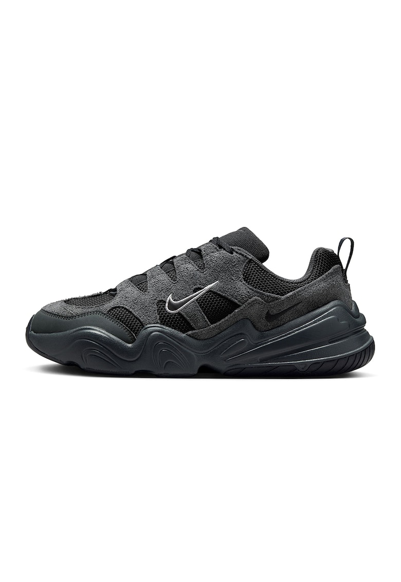 Oferte la Pantofi sport cu insertii din piele intoarsa Tech Hera - Gri inchis melange