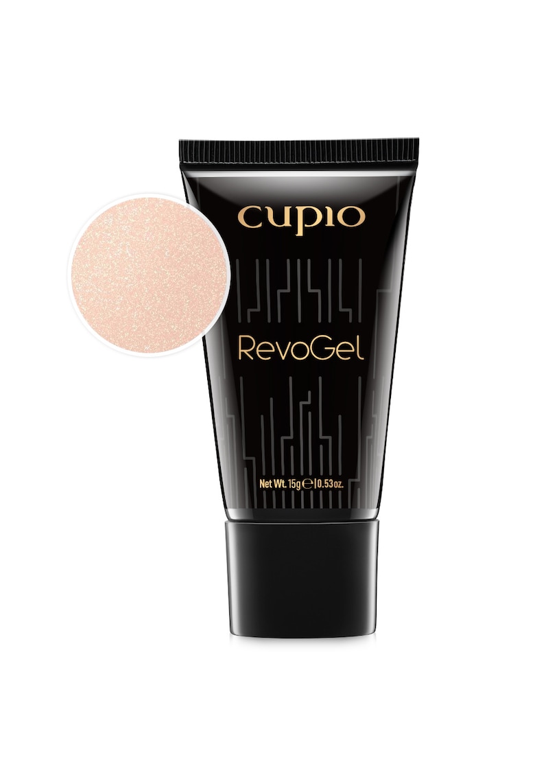 Gel UV  RevoGel 15g - Natur - cu particule de sclipici