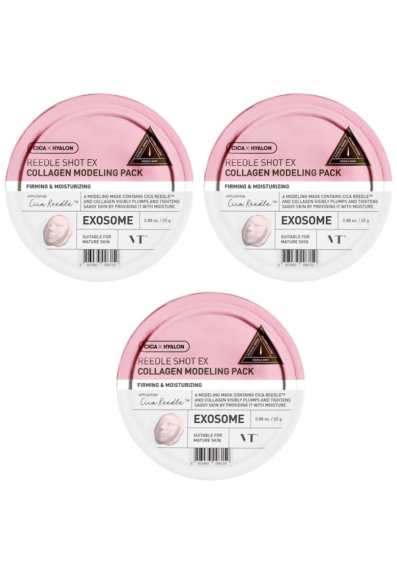 Masca modelatoare  Reedle Shot EX Collagen - set de 3 - colagen si alge marine - 3x25 g