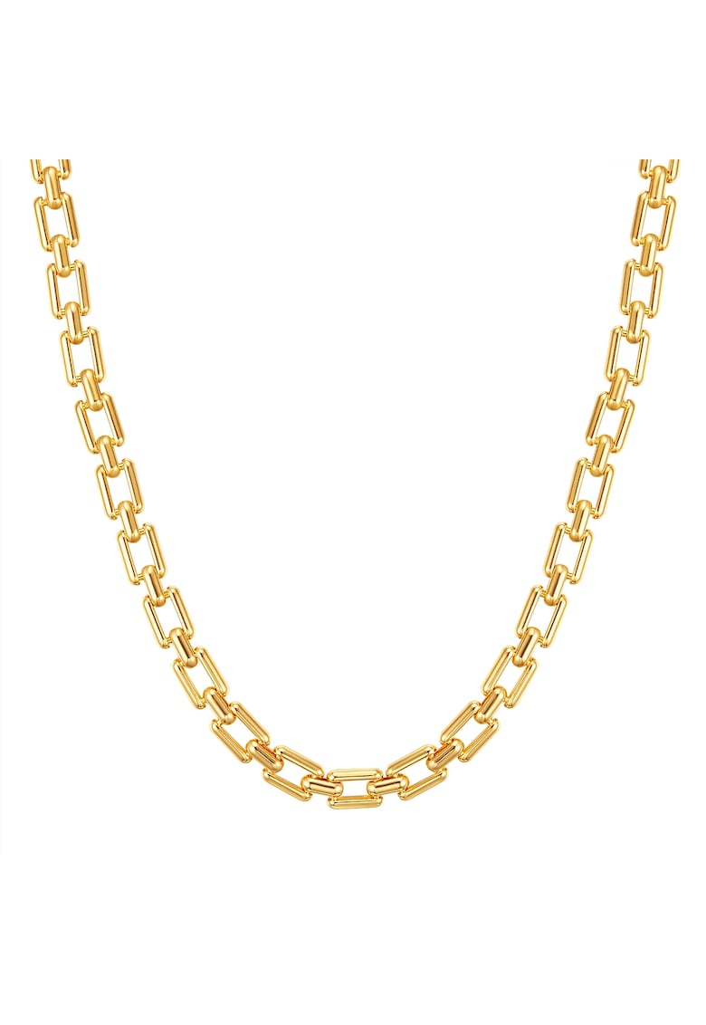 Colier-lant placat cu aur de 14k 22531 - Auriu