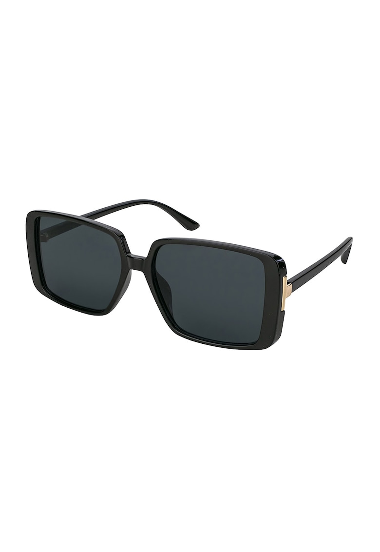 Ochelari de soare patrati Emery - Auriu/Negru