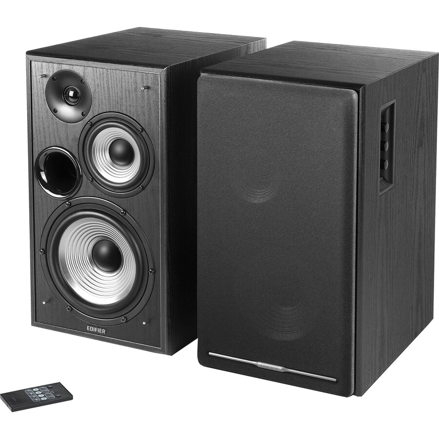 BOXE EDIFIER 2.0, RMS: 136W (2 x 14W, 2 x 14W, 2 x 40W), bluetooth telecomanda wireless 4.1, volum, bass, treble, black,R2750DB