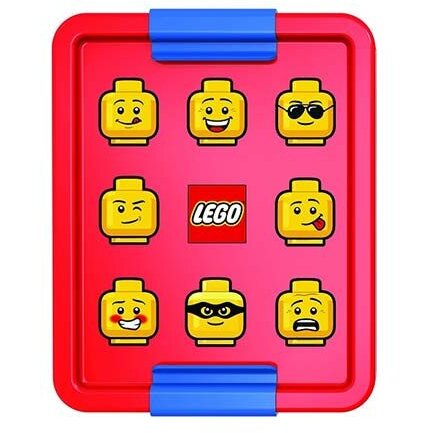 Cutie pentru sandwich LEGO Iconic. albastru-rosut (40520001)