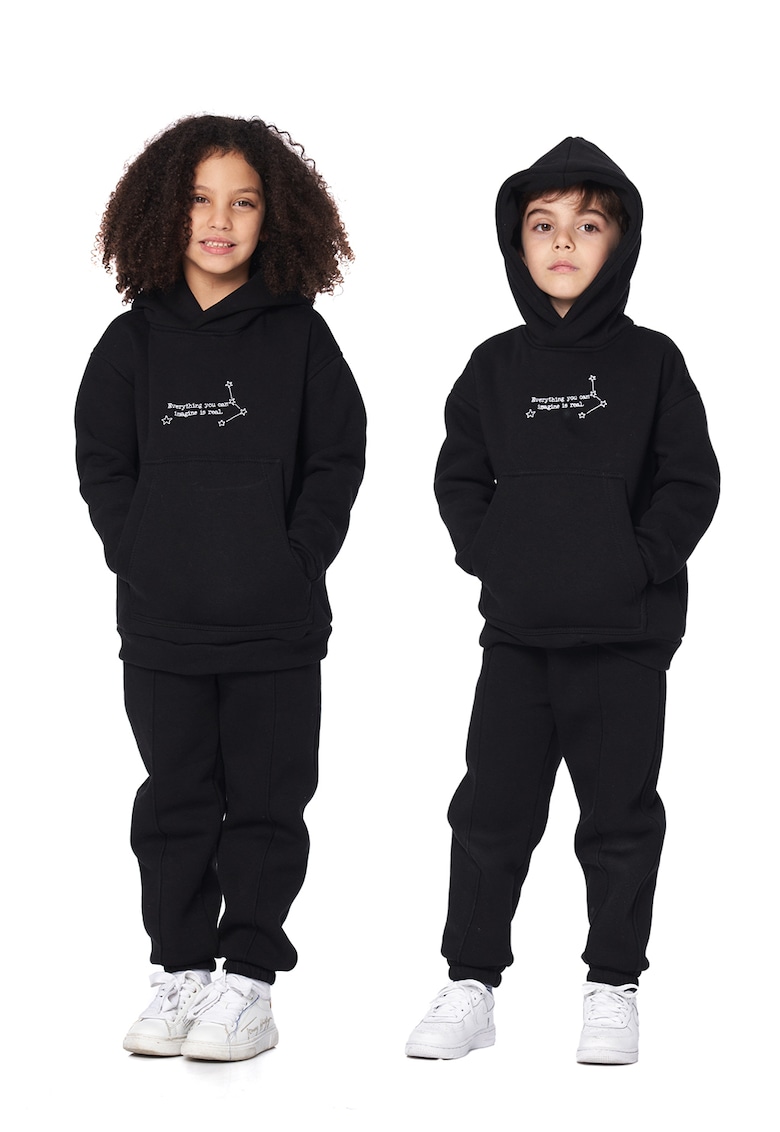 Pantaloni uni de trening Galaxy - Negru