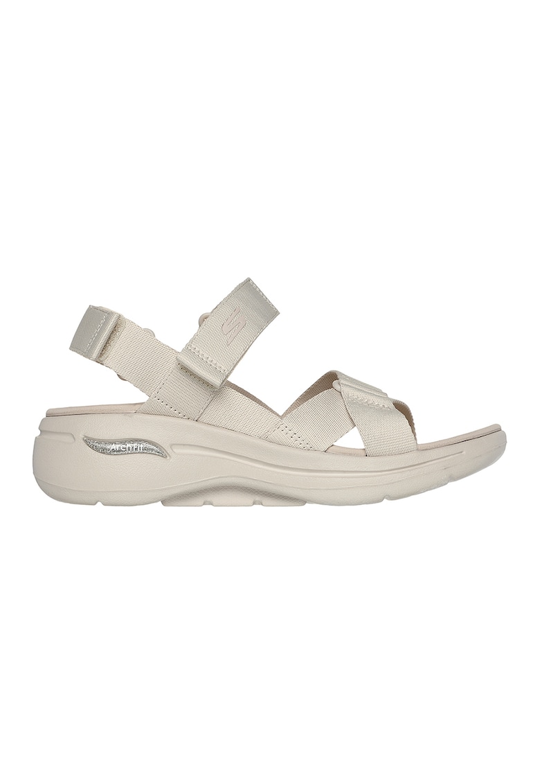 Sandale cu velcro Arch Fit - Alb fildes