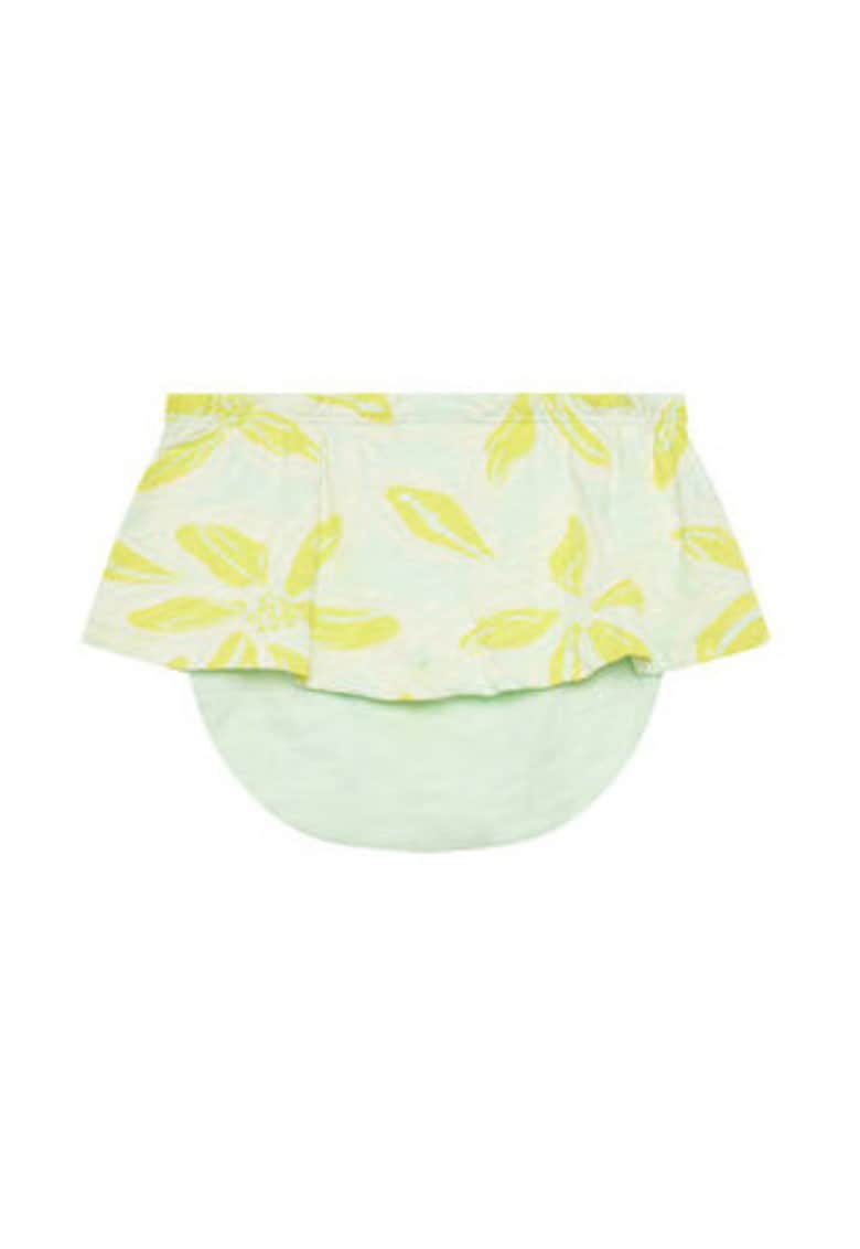 Set tricou si pantaloni scurti fete  3O7SAK015 - Bumbac - 74 CM - Verde