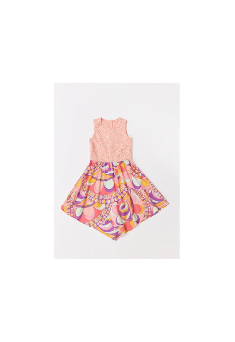 Rochie in A cu imprimeu