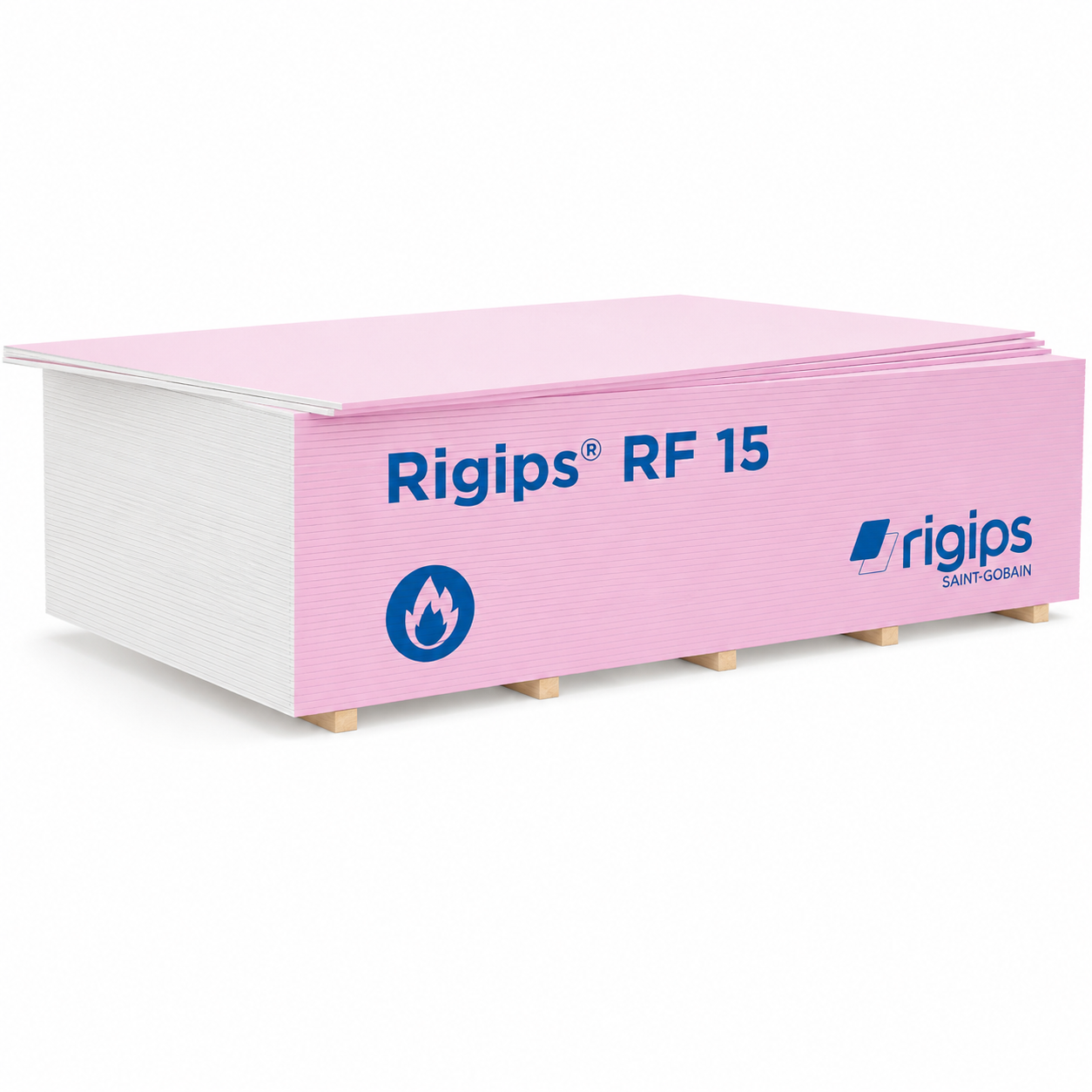 Placa gips carton tip DF protectie foc Rigips RF 15 x 1200 x 2600 mm