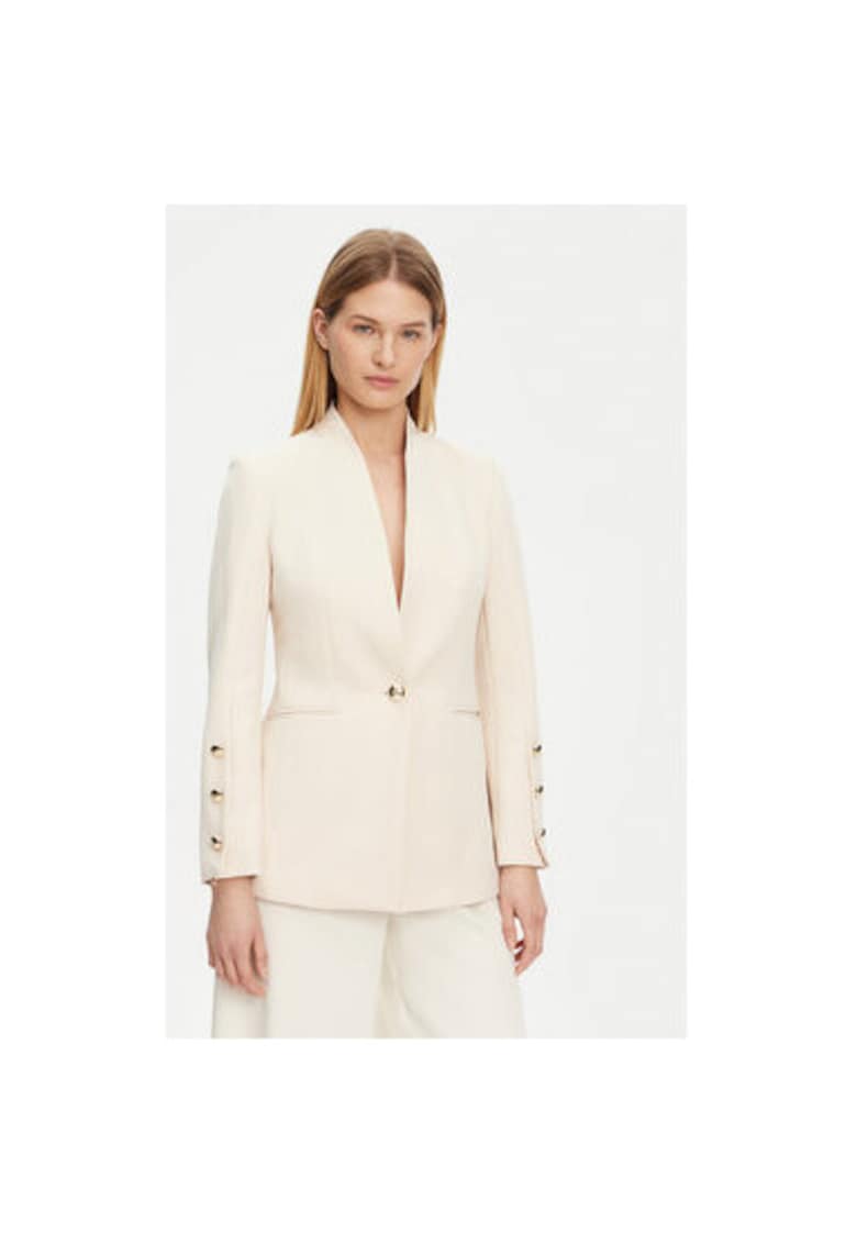 Sacou dama -  305318428 - Poliester - Bej - Bej