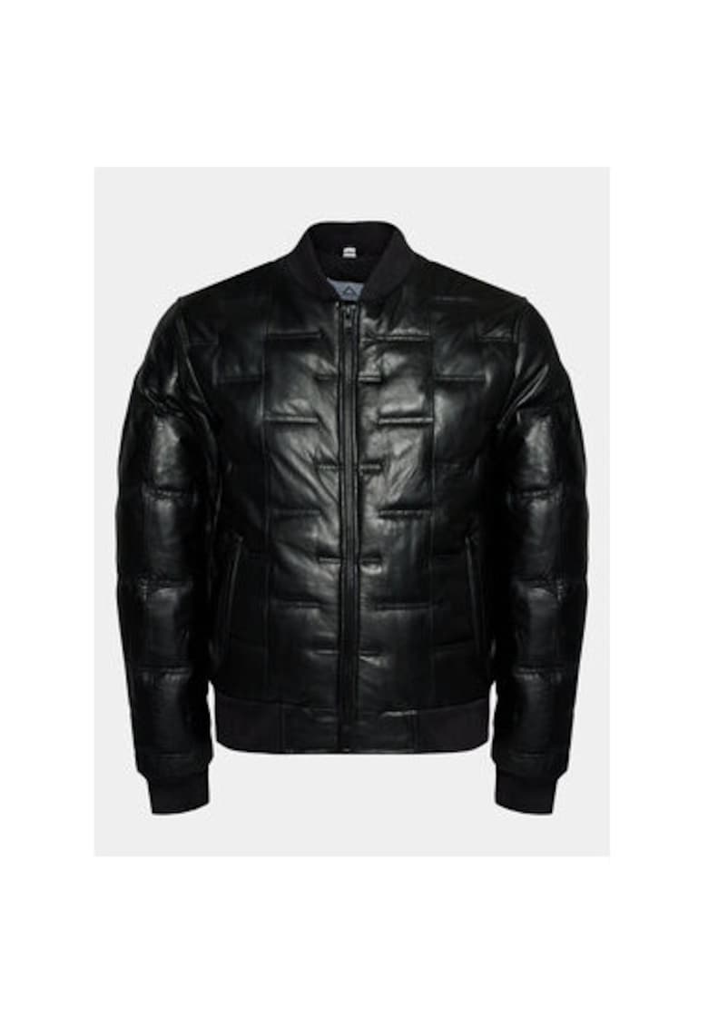 Geaca Barbati -  303347468 - Piele - Negru - Negru