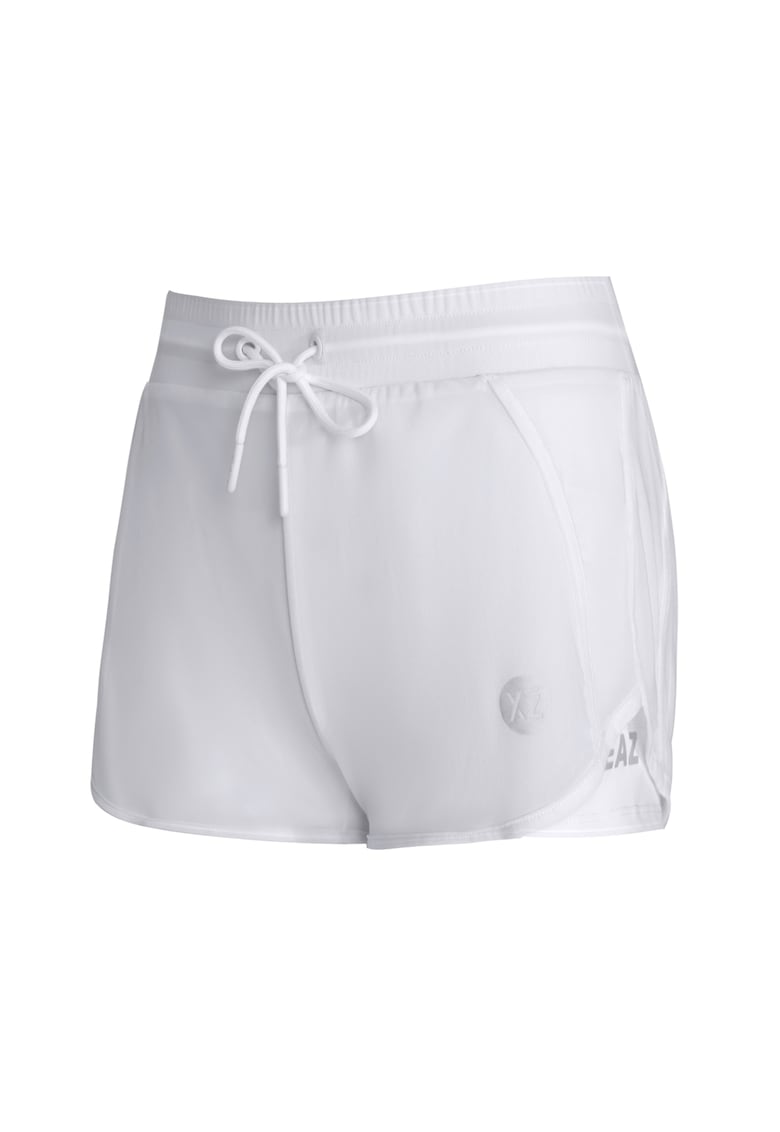Oferte la Pantaloni scurti cu talie ajustabila pentru antrenament Squat - Alb