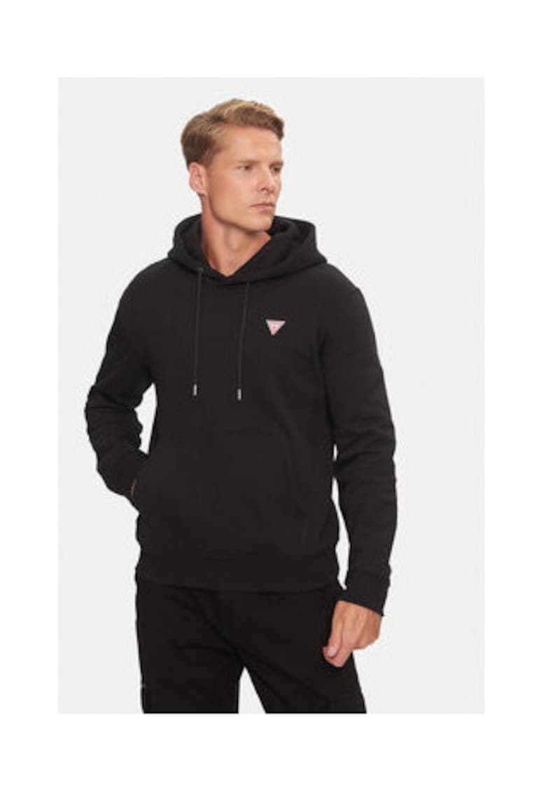 Hanorac slim fit din amestec de bumbac organic