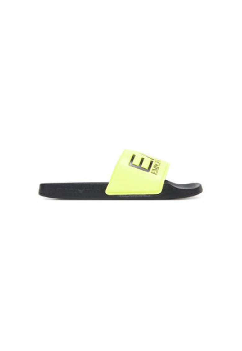 Slapi unisex  Emporio Armani - 7X000108 AF15118 - Sintetic - Galben - Galben