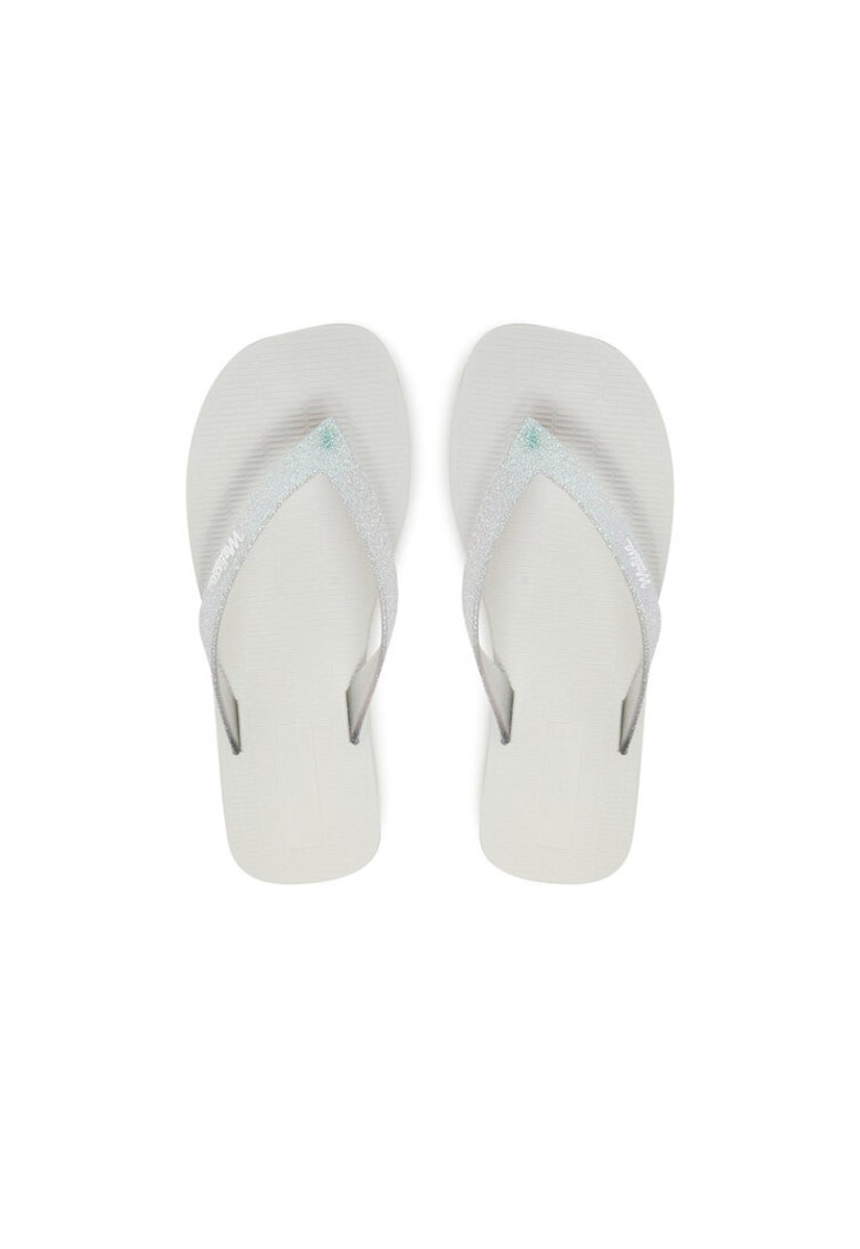 Papuci flip-flop fete  M 36100 - Sintetic - Alb