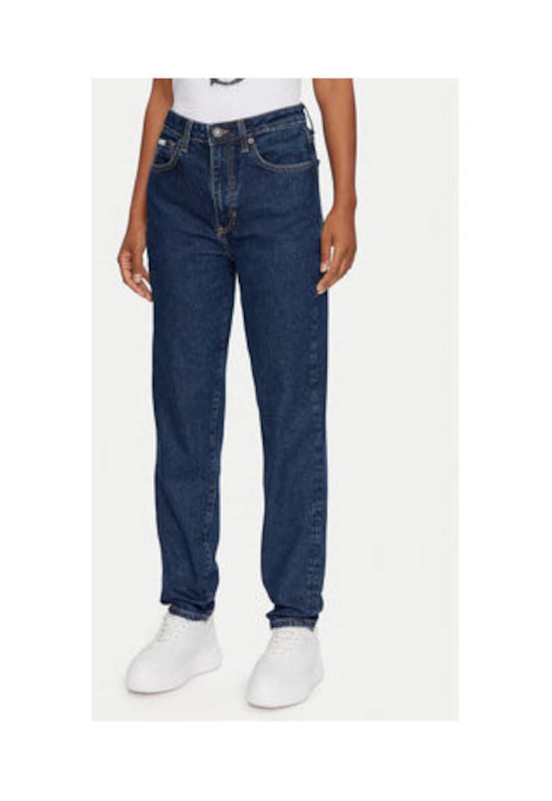 Blugi relaxed fit cu buzunare