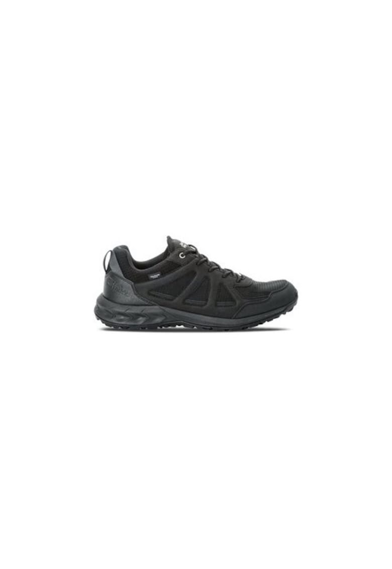 Bocanci trekking barbati  303694203 - Textil - Negru
