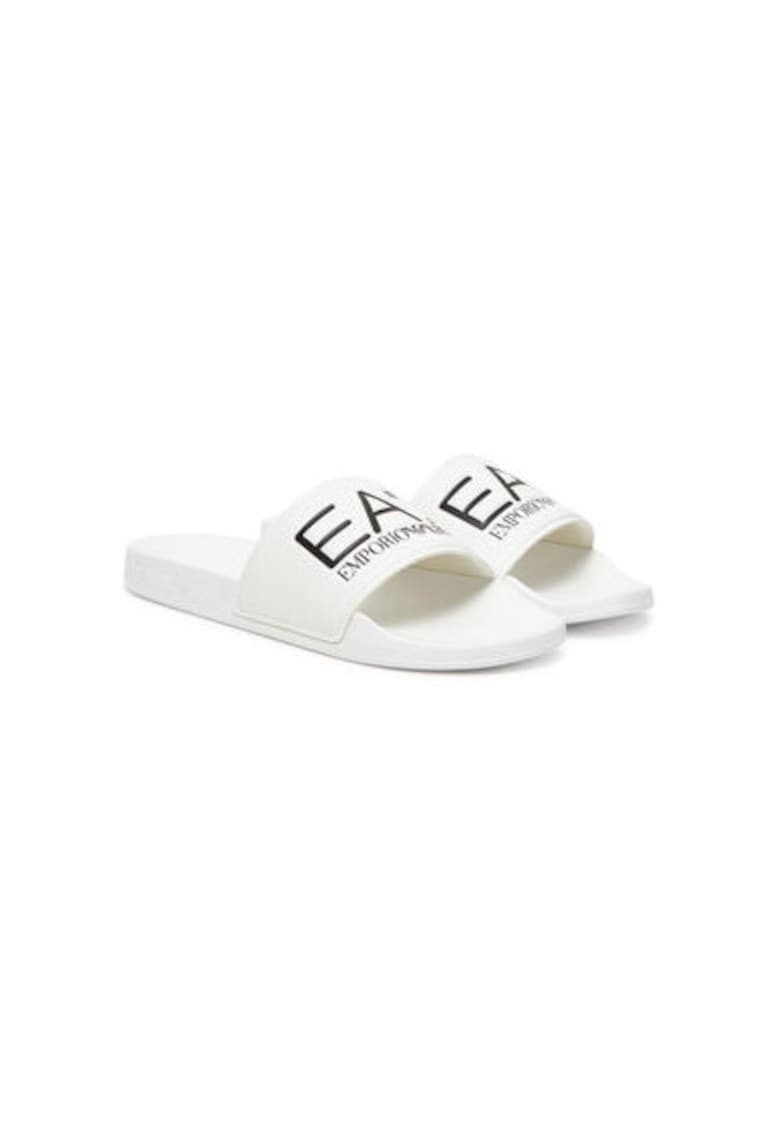 Slapi barbati  Emporio Armani - 7X000108 AF15118 - Sintetic - Alb - Alb