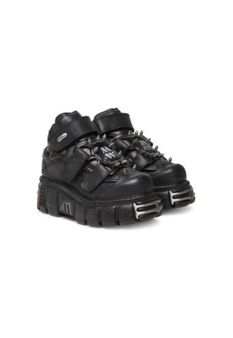 Botine dama  M-285C-S1 - Piele naturala - Negru - Negru