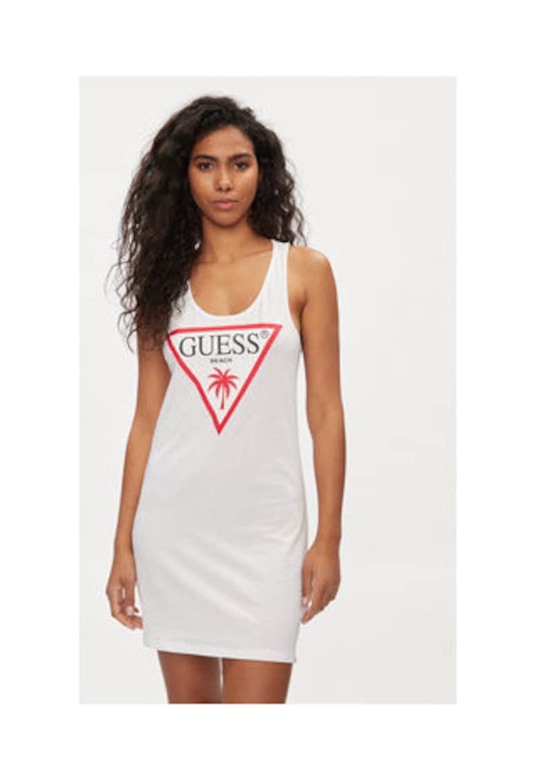 Rochie Din Bumbac Cu Logo