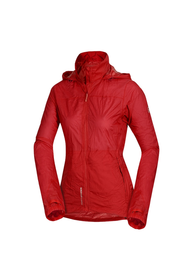 Jacheta femei impermeabila  Northkit BU-4268OR - Rosu