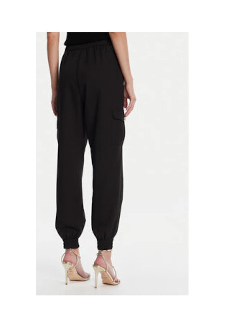 Pantaloni dama -  negru - 75% poliester - 19% viscoza - 6% elastan