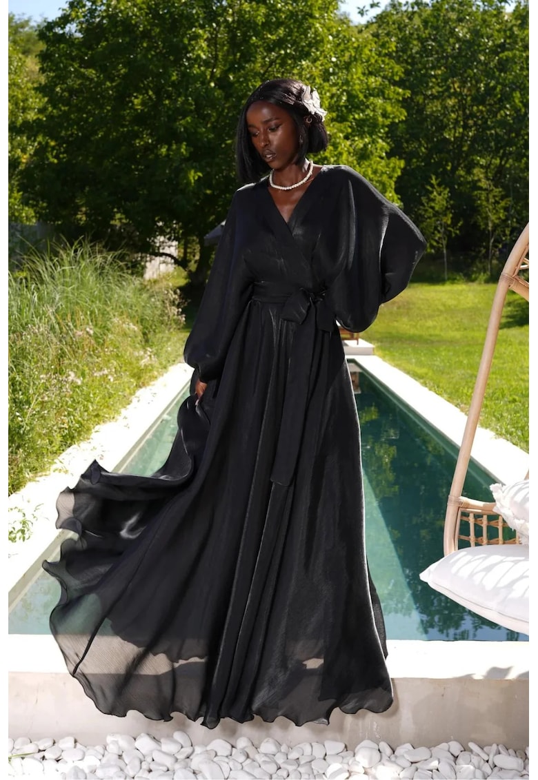 Rochie neagra Enigma - Negru