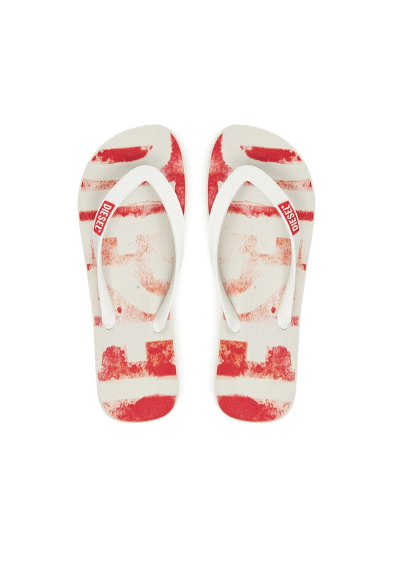 Papuci flip-flop barbati  Y03601P4070 - Sintetic - Alb